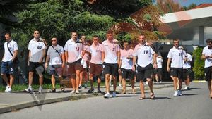 FOTO** Medieșenii s-au relaxat în parc înaintea partidei cu Austria Viena! Pleșca: "Nu mai vreau să fiu erou"