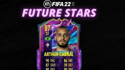 Arthur Cabral în FIFA 22! Cerințe SBC + recenzia unui card foarte bun din seria Future Stars