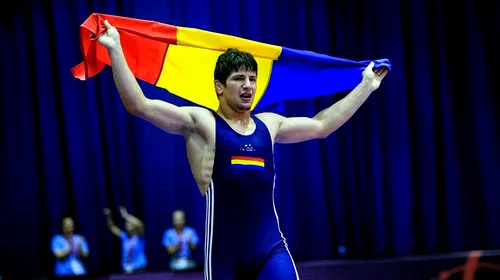 Prima medalie pentru România la Europeanul de lupte din București! Juniorul Vlad Mariea a câștigat bronzul