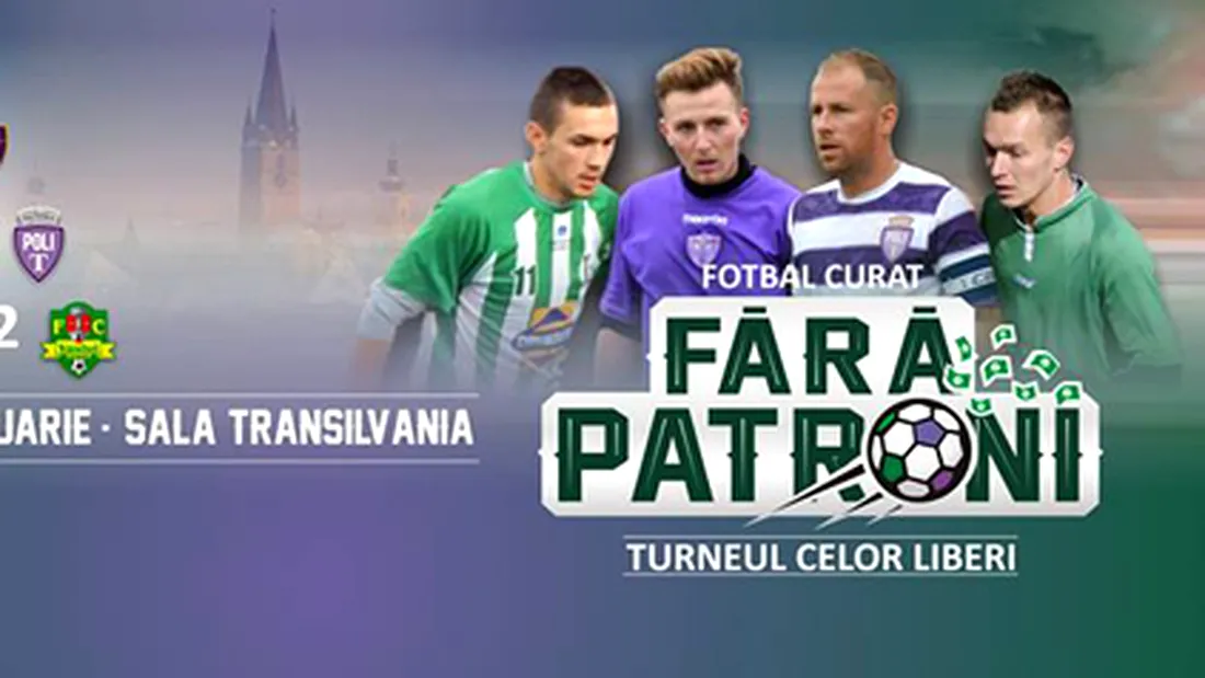Turneu special pentru echipele înființate de suporteri.** ASU Poli, LSS Voința, FC Argeș și FC Vaslui se vor înfrunta la Sibiu