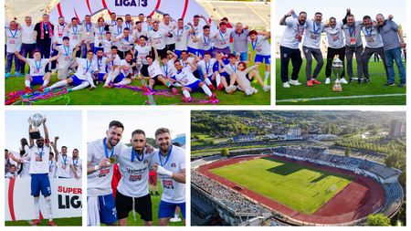 Zăvoiul în sărbătoare! Râmnicu Vâlcea revine după 9 ani în Liga 2, la fel și antrenorul Constantin Schumacher: ”Nu a fost ușor”