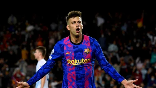 Barcelona - Dinamo Kiev 1-0. Mircea Lucescu, a doua înfrângere la rând în Liga Campionilor! Pique a adus victoria