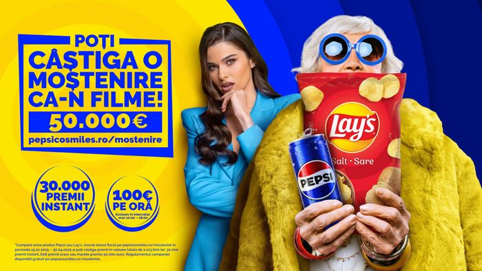 (P) Cine a spus că moștenirile spectaculoase sunt doar pentru filme? Pepsi și Lay’s transformă visul în realitate!