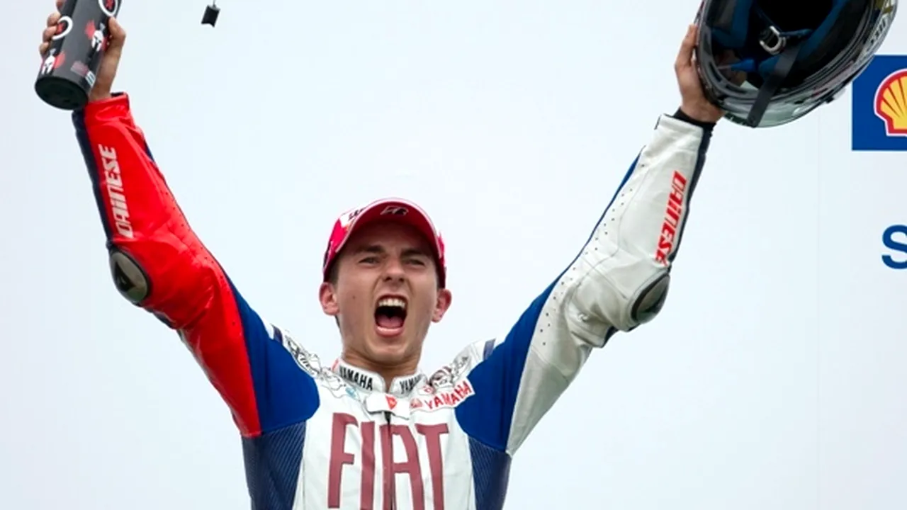 Jorge Lorenzo a câștigat titlul mondial la MotoGP