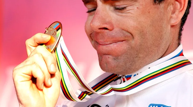 Cadel Evans, 7 ore în șa, pentru un sărut și un titlu mondial!