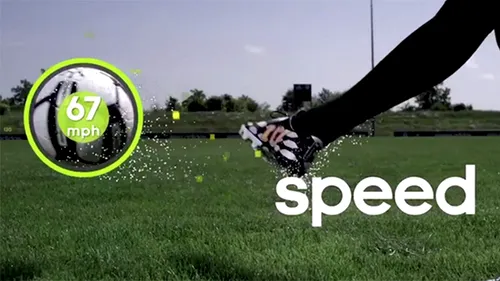 VIDEO | Adidas a inventat mingea inteligentă: oferă date în timp real despre viteza și precizia șutului și unghiul de lovire 