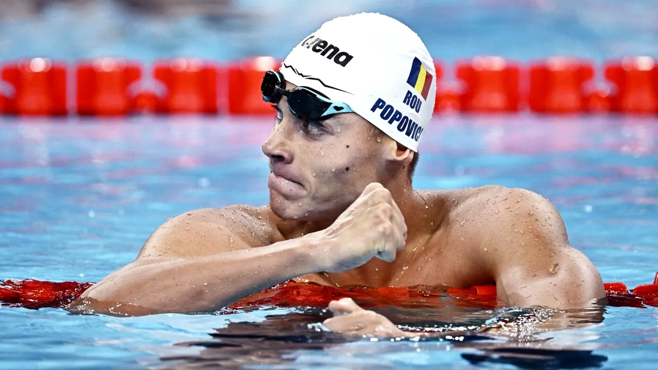 David Popovici e Regele Europei cu o nouă medalie de aur! A zburat în finala de la 100 metri liber