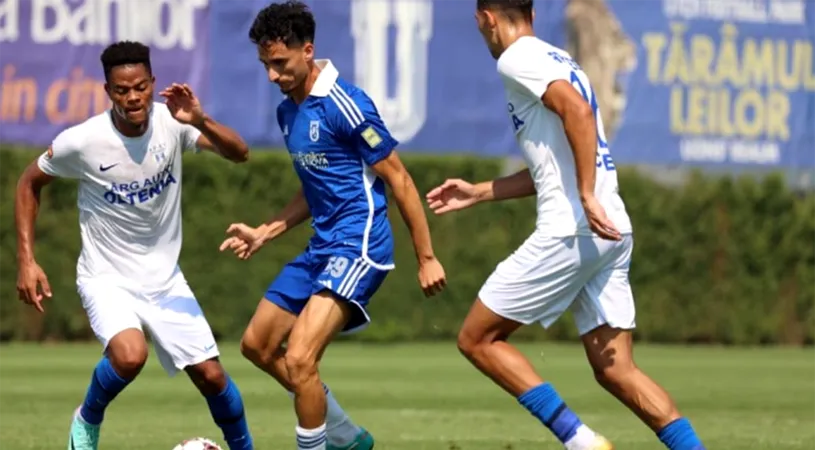 FCU Craiova a câștigat amicalul cu Viitorul Pandurii prin două penalty-uri. Fratele lui Horațiu Moldovan a ajuns în Bănie