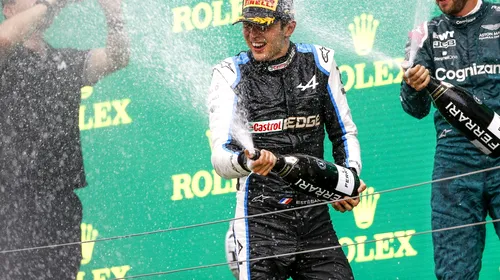 Surpriză mare în Marele Premiu de Formula 1 al Ungariei! Esteban Ocon, la prima victorie din carieră. Șase abandonuri în primul tur | VIDEO