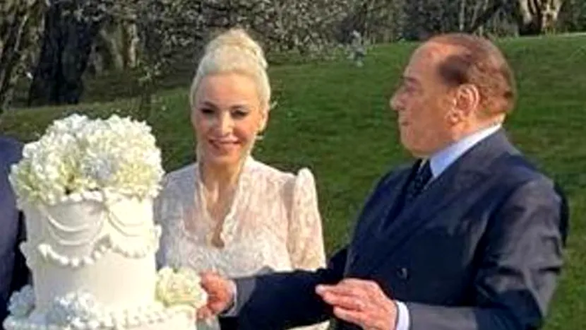 Silvio Berlusconi a sărbătorit o „nuntă simbolică” cu o femeie mai tânără decât el cu 53 de ani