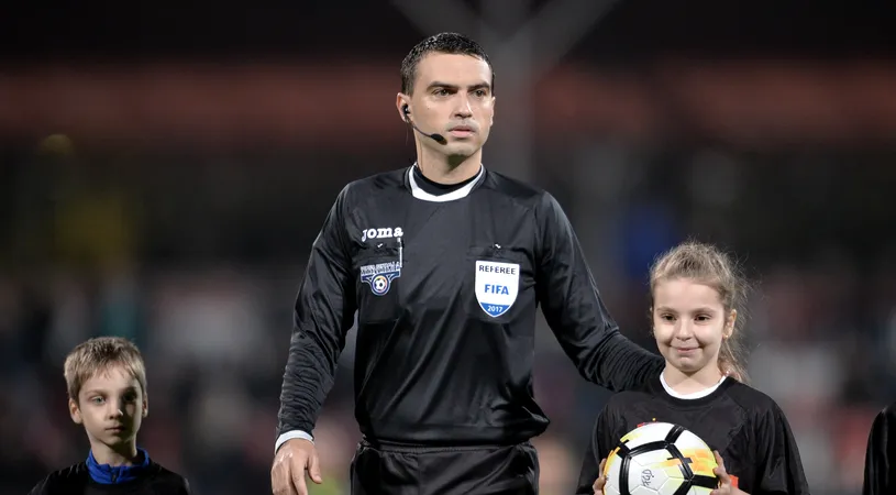 Ovidiu Hațegan arbitrează meciul ACS Poli Timișoara - FCSB, din Cupa României