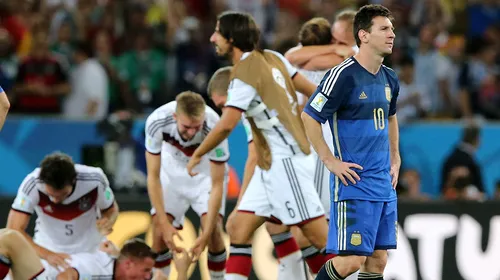 FIFA a anunțat echipa ideală de la Cupa Mondială. Germania dă patru jucători, Messi a fost inclus și el în cel mai bun „11”