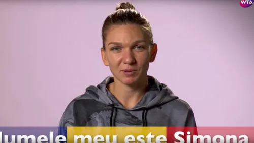 VIDEO | Ora de limba română cu Simona :). Halep i-a învățat pe fani câteva cuvinte 