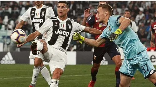 Genoa, cu Ionuț Radu titular, i-a provocat lui Juventus primul pas greșit în Italia! VIDEO | Portarul român a ezitat și i-a oferit golul pe tavă lui Ronaldo