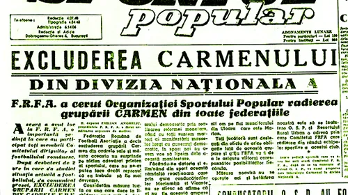 Lupta de „clasă” Carmen – CFR