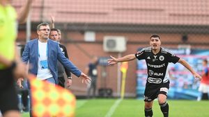 U Cluj - FC Hermannstadt 1-0, în etapa 13 din Superliga. Al doilea eșec consecutiv pentru sibienii lui Măldărășanu