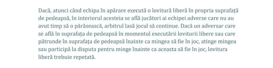 Pasaj din regulamentul de arbitraj