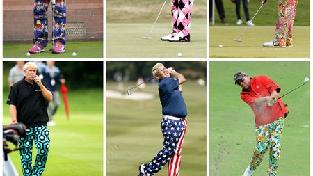 PASTEL FOTO | Omul curcubeu. Faceți cunoștință cu John Daly,  jucătorul care sfidează codul vestimentar din golf. Atenție, imagini stridente 