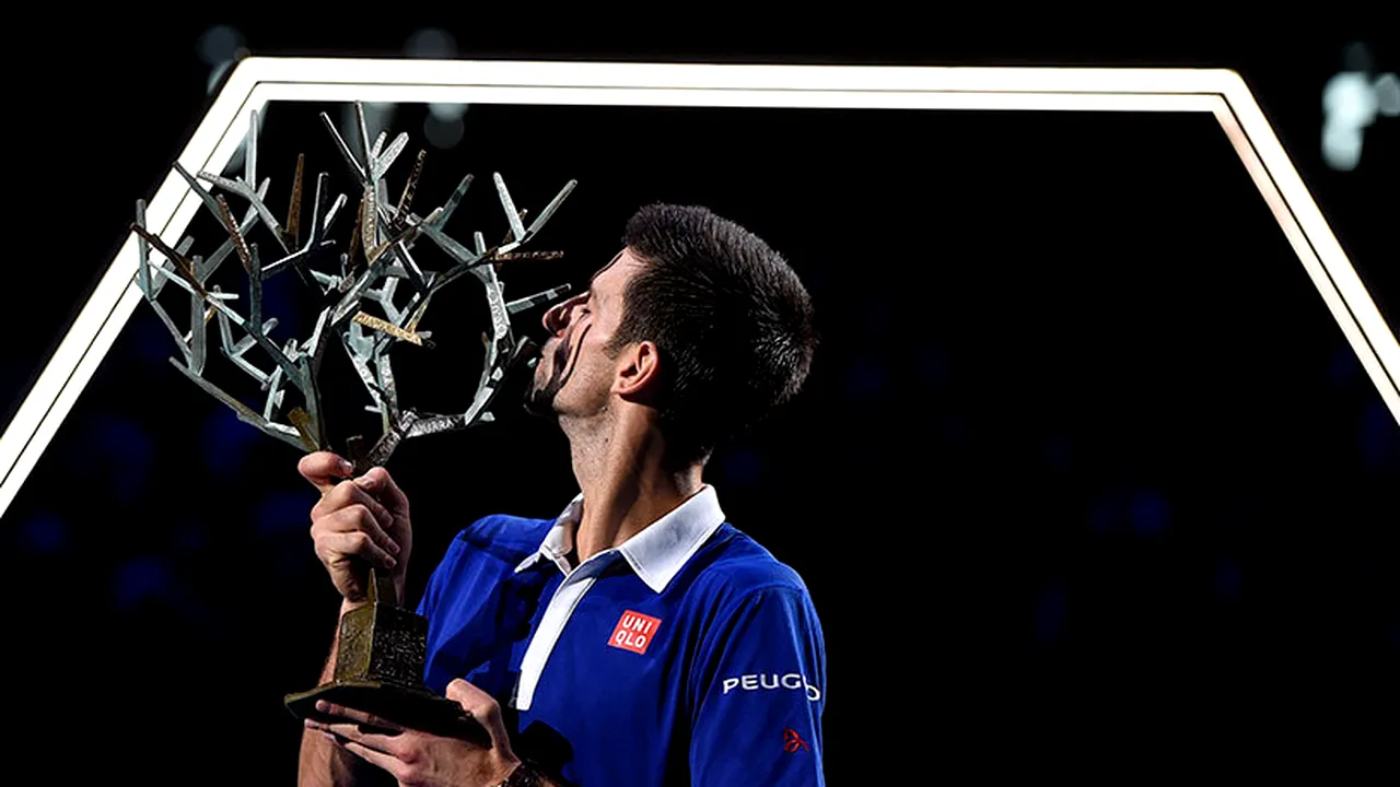 Djokovic a devenit primul jucător din istorie care câștigă 6 turnee Masters într-un singur an! Recordurile spectaculoase atinse de Nole în 2015