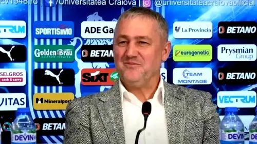 Mihai Rotaru anunţă că nu mai acceptă compromisuri la Universitatea Craiova: „Am intrat într-o nouă eră!”. Ce rol va avea Costel Gâlcă