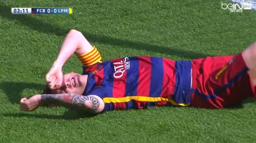 BREAKING NEWS | Lionel Messi s-a accidentat grav în meciul cu Las Palmas și a fost transportat la spital. UPDATE | Cât va lipsi