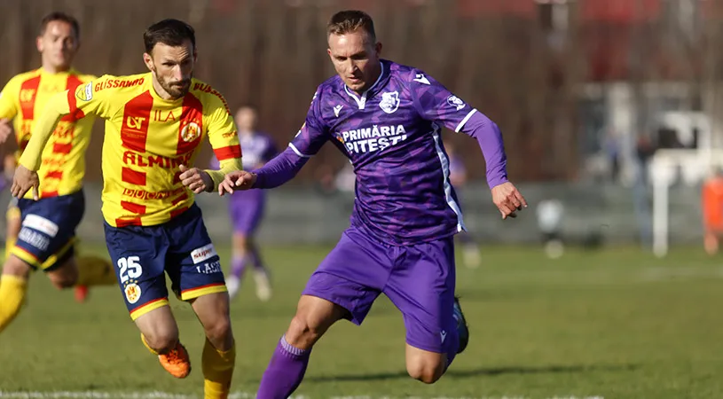 Vasile Buhăescu nu concepe ratarea promovării în Liga 1: ”Nu ne gândim la altceva”. Atacantul Argeșului promite că echipa va continua seria celor 13 meciuri fără înfrângere