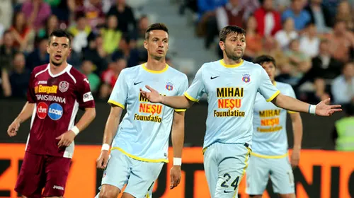 Rusescu a dat doar pe lângă poartă cu CFR Cluj, dar a „nimerit” ținta după meci:** „Mă pufnește râsul când îi aud”