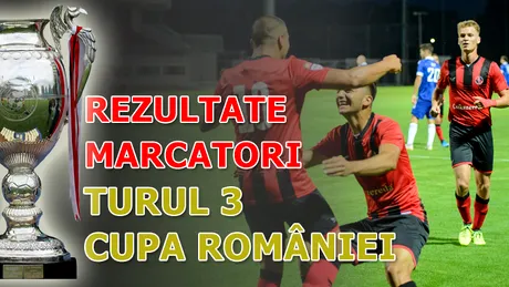 Cupa României, turul 3, rezultate | FK Csikszereda și CSM Slatina câștigă fără probleme și sunt primele două echipe din Liga 2 intrate în competiție care merg mai departe