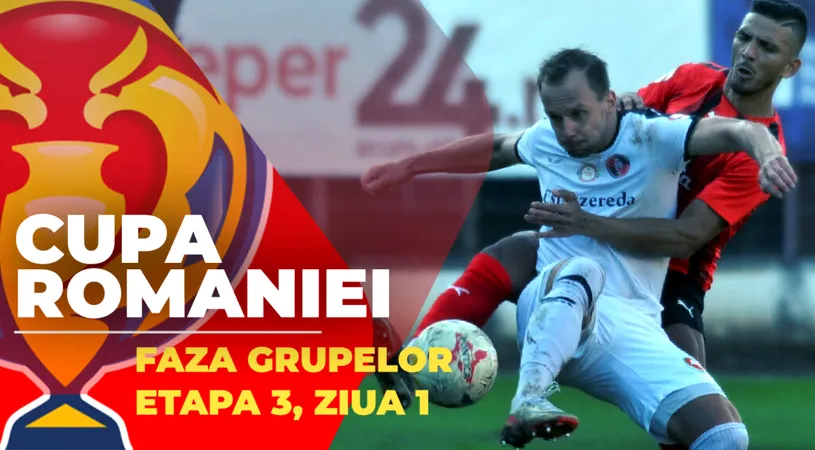 Cupa României, faza grupelor | ACSM Reșița și CSM Unirea Alba Iulia sunt primele calificate în sferturi. FK Miercurea Ciuc și SC Oțelul, finalista din sezonul trecut, sunt eliminate și ele