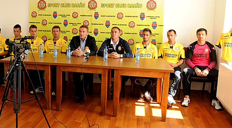 SC Bacău și-a prezentat noile achiziții** și obiectivul pentru noul sezon
