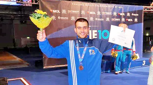 Singur pe lume și un vis olimpic! Povestea lui Tiberiu Dolniceanu, medaliatul cu bronz la sabie la CM de scrimă de la Budapesta