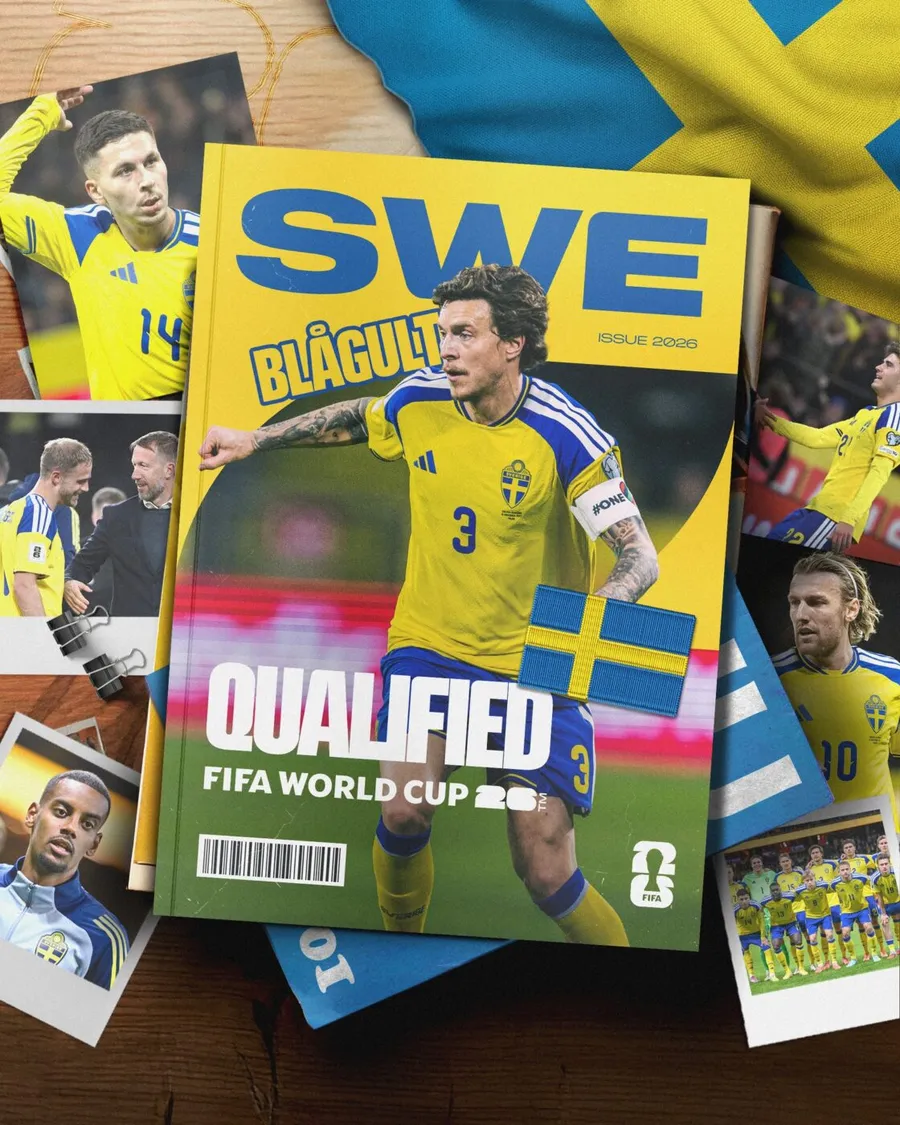 Suedia a reușit performanțe importante la turneele finale. Foto: FIFA World Cup, facebook