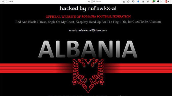 Poliția Română s-a autosesizat și face cercetări după ce site-ul FRF a fost atacat de hackerii albanezi