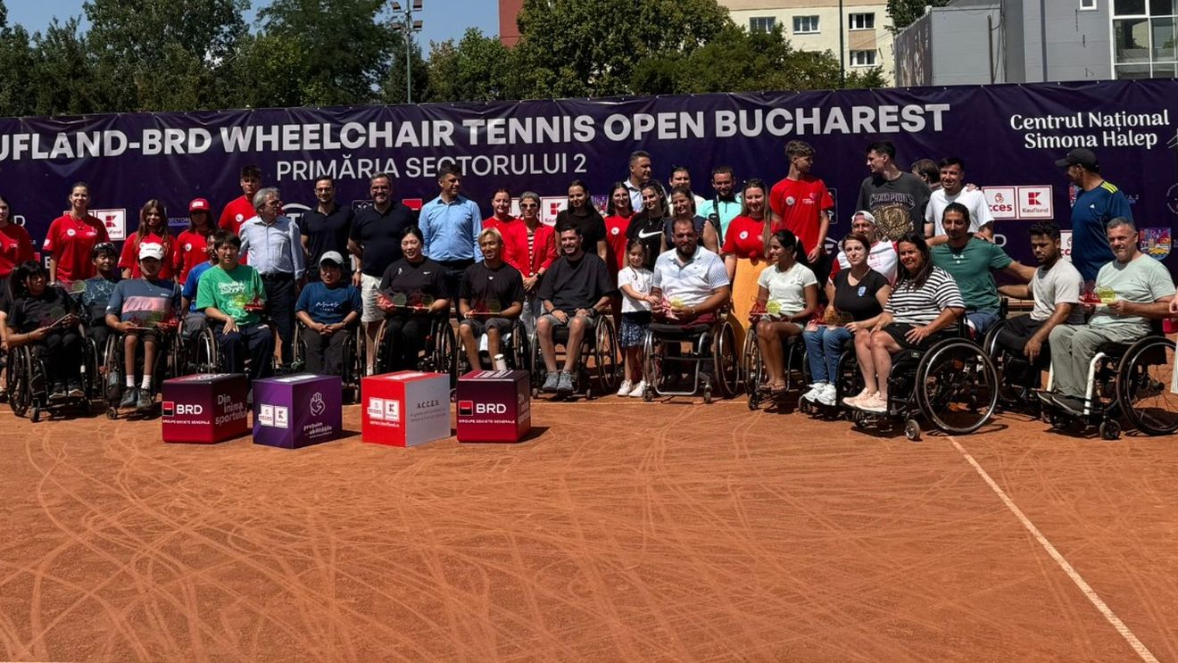 30 de sportivi din 10 țări au participat la un turneu rezervat persoanelor cu dizabilități! „Tradiție puternică pe harta tenisului internațional în scaun rulant”. SPECIAL
