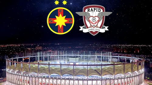 Se bate recordul pe Arena Națională?! Numărul uluitor de suporteri așteptați la derby-ul FCSB – Rapid: anunțul făcut de roș-albaștri