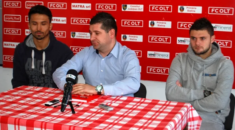 Claudiu Ionescu și Dobrescu** au semnat cu FC Olt!