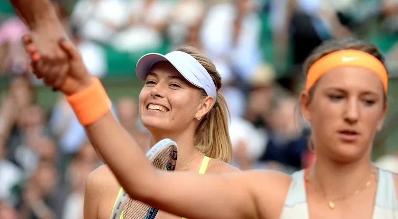 Șarapova a învins-o în semifinale pe Azarenka și își va apăra titlul la Roland Garros