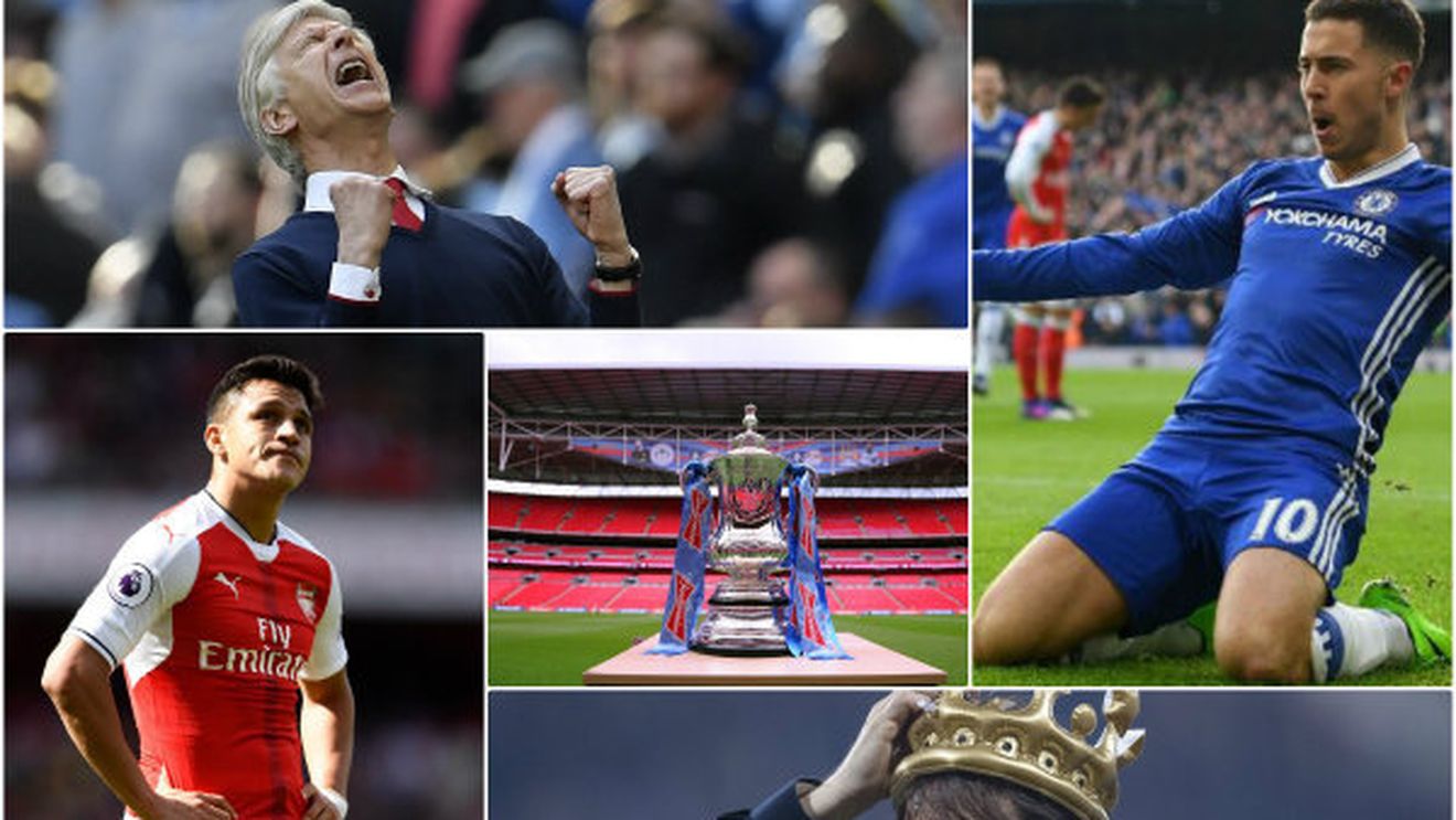 Sezon salvat pentru Wenger! Arsenal câștigă Cupa Angliei, pe Wembley, după 2-1 cu Chelsea. Alexis Sanchez și Ramsey au marcat golurile "tunarilor", Diego Costa a înscris pentru campioni