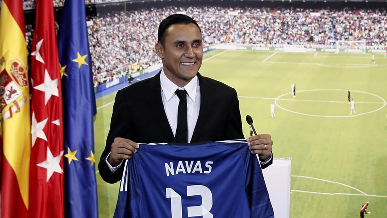 Keylor Navas a fost prezentat al Real Madrid: 