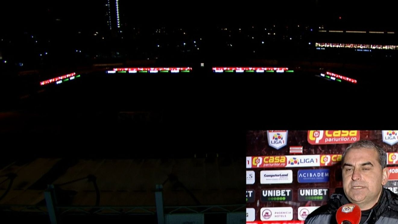 Imagini incredibile din „Ștefan cel Mare”! Dinamo a stins nocturna, ca să pornească instalația de încălzire + Leo Grozavu a izbucnit: „Nu e normal!” FOTO & VIDEO