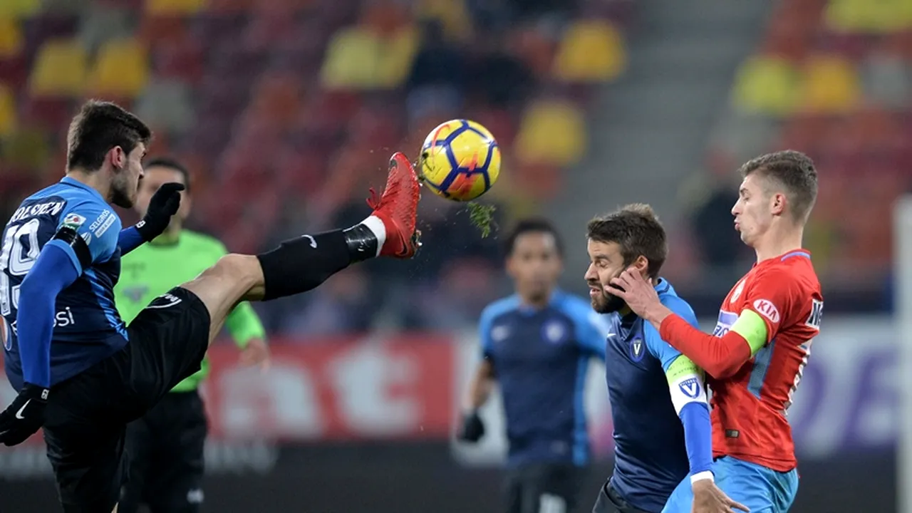 Cod roș-albastru de chin. FCSB câștigă cu 2-0 în fața Viitorului și e la două puncte în spatele lui CFR Cluj, însă după un joc nereușit