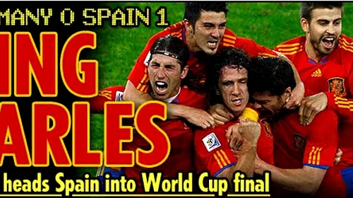 „King Carles” **Vezi ce scrie presa internațională despre calificarea Spaniei!
