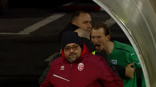 Giedrius Arlauskis, criză de nervi după FC Botoșani – Universitatea Craiova 1-0. Portarul din Bănie a dat cu pumnii în tot ce i-a ieșit în cale | FOTO & VIDEO