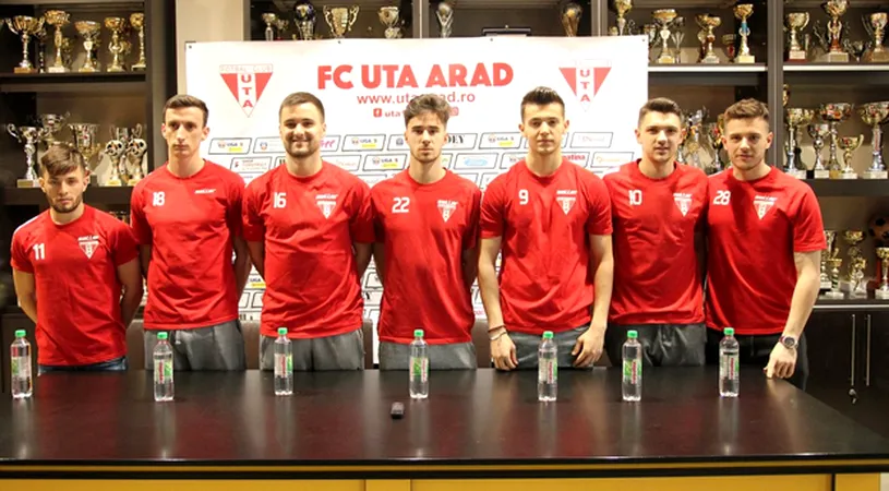 UTA și-a prezentat oficial cele șapte achiziții ale iernii.** Ce au declarat și ce obiective și-au propus cu 