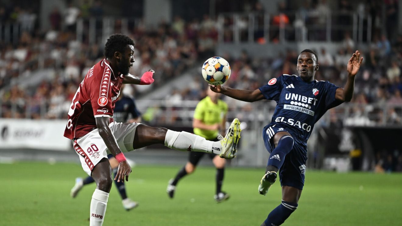 Mesajul lui Antoine Baroan după ce a dus Rapidul pe primul loc în Superliga