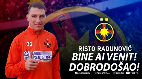 FCSB a anunțat transferul lui Risto Radunovic! Fundașul a făcut primul antrenament. Ce număr va purta la noua echipă | FOTO