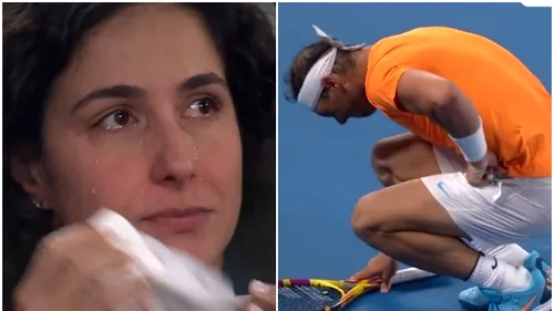 Rafael Nadal, OUT de la Australian Open în turul 2! Imagini incredibile: soția spaniolului n-a mai suportat și a izbucnit în plâns | VIDEO