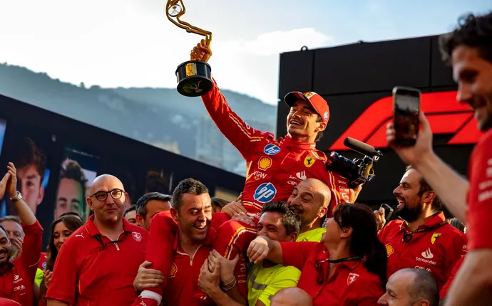 Charles Leclerc a reușit o victorie memorabilă în Formula 1, chiar la Monte Carlo! Imagini inedite de la triumful pilotului