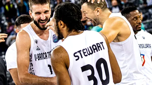 Debutanta U BT Cluj, victorie cu Daruşşafaka Basketbol! A fost primul meci în grupele Basketball Champions League