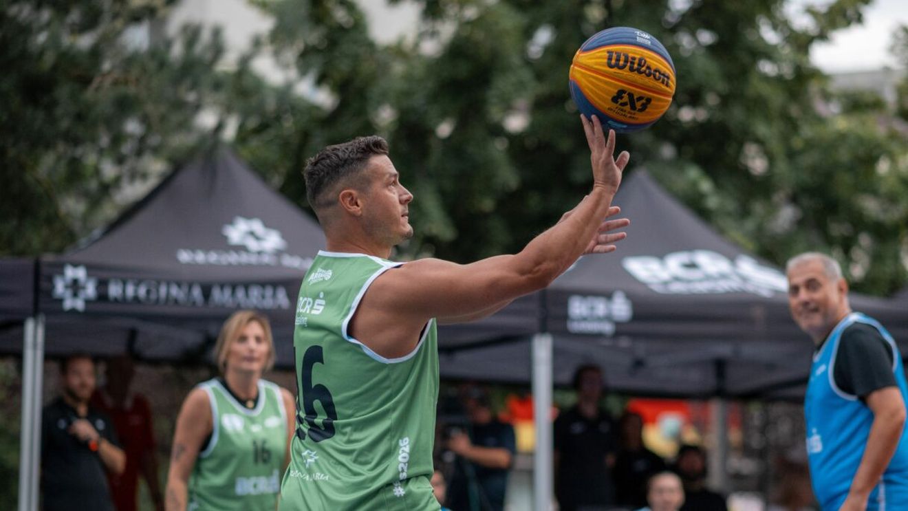 Finalul sezonului Sport Arena Streetball 2026 a adus sub panou glorii ale fotbalului și o campioană olimpică! Gabi Torje a decis meciul de baschet 3x3